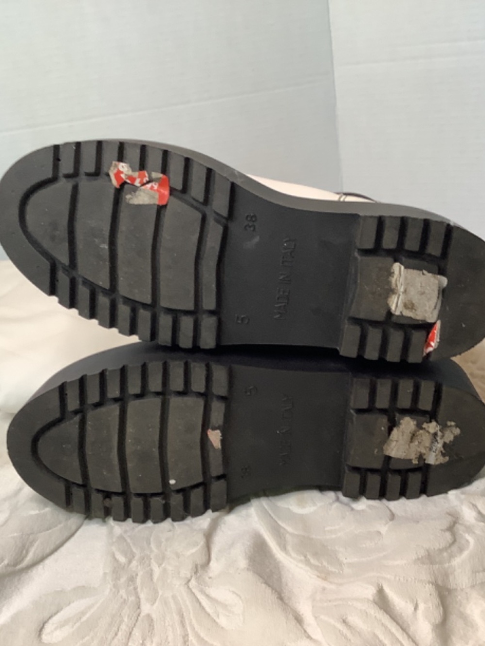 EUC ASOS design white black Chelsea boots platform - Picture 9 of 16
